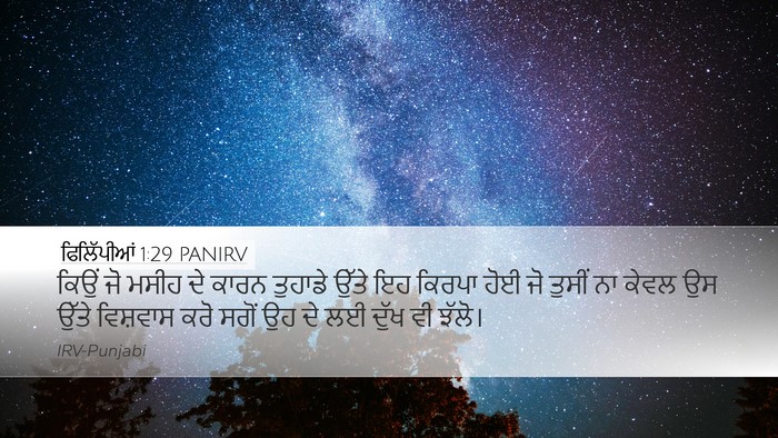 ਫਿਲਿੱਪੀਆਂ 1:29 PANIRV Bible Verse Image