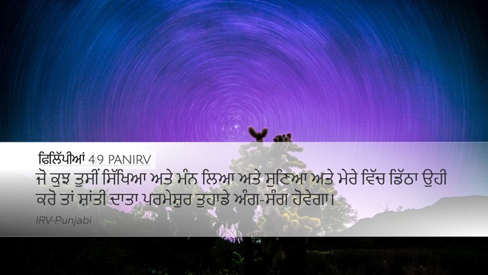 ਫਿਲਿੱਪੀਆਂ 4:9 PANIRV Bible Verse Image
