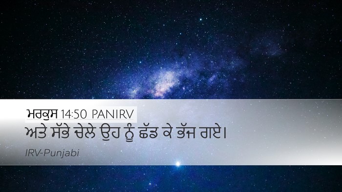 ਮਰਕੁਸ 14:50 PANIRV Bible Verse Image