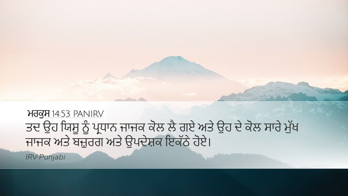ਮਰਕੁਸ 14:53 PANIRV Bible Verse Image