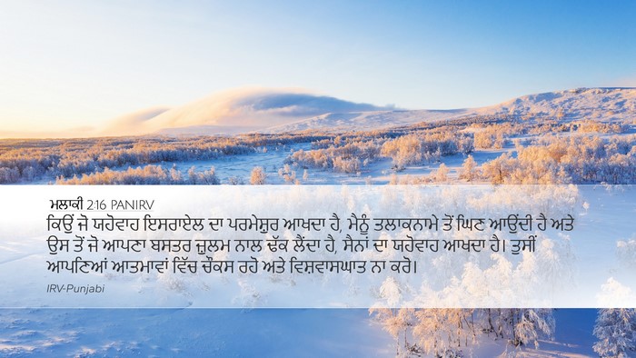 ਮਲਾਕੀ 2:16 PANIRV Bible Verse Image