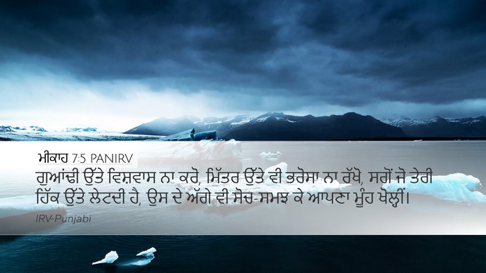 ਮੀਕਾਹ 7:5 PANIRV Bible Verse Image