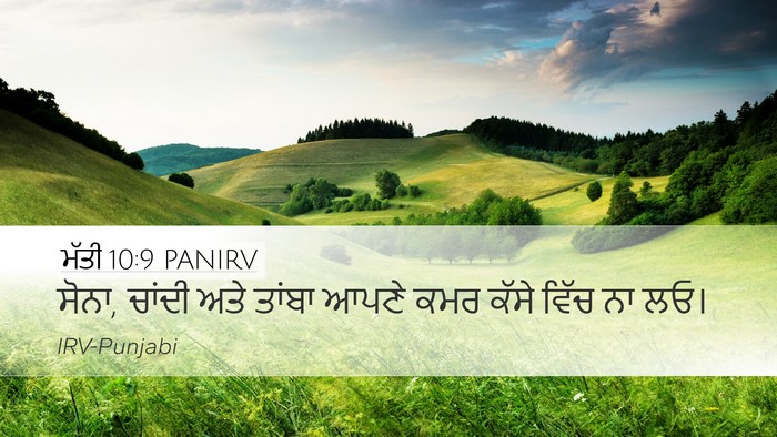 ਮੱਤੀ 10:9 PANIRV Bible Verse Image