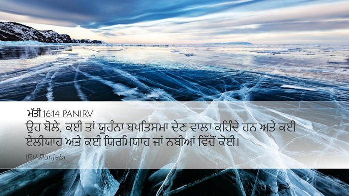 ਮੱਤੀ 16:14 PANIRV Bible Verse Image