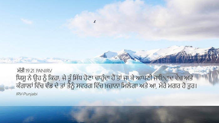 ਮੱਤੀ 19:21 PANIRV Bible Verse Image