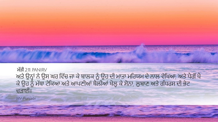 ਮੱਤੀ 2:11 PANIRV Bible Verse Image