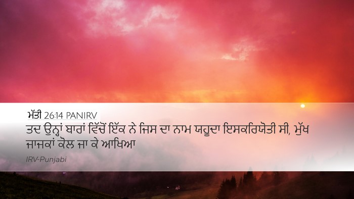 ਮੱਤੀ 26:14 PANIRV Bible Verse Image