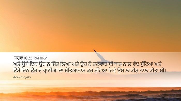 ਯਸ਼ਵਾ 10:35 PANIRV Bible Verse Image