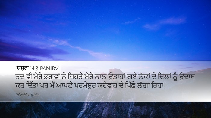 ਯਸ਼ਵਾ 14:8 PANIRV Bible Verse Image