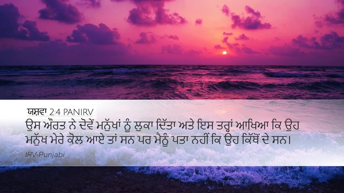 ਯਸ਼ਵਾ 2:4 PANIRV Bible Verse Image