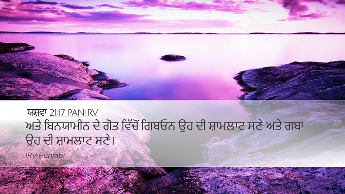 ਯਸ਼ਵਾ 21:17 PANIRV Bible Verse Image