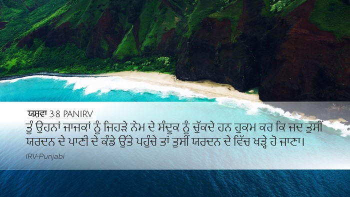 ਯਸ਼ਵਾ 3:8 PANIRV Bible Verse Image