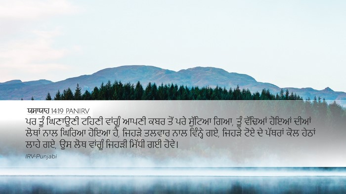 ਯਸਾਯਾਹ 14:19 PANIRV Bible Verse Image