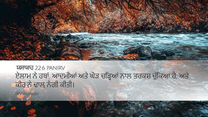 ਯਸਾਯਾਹ 22:6 PANIRV Bible Verse Image
