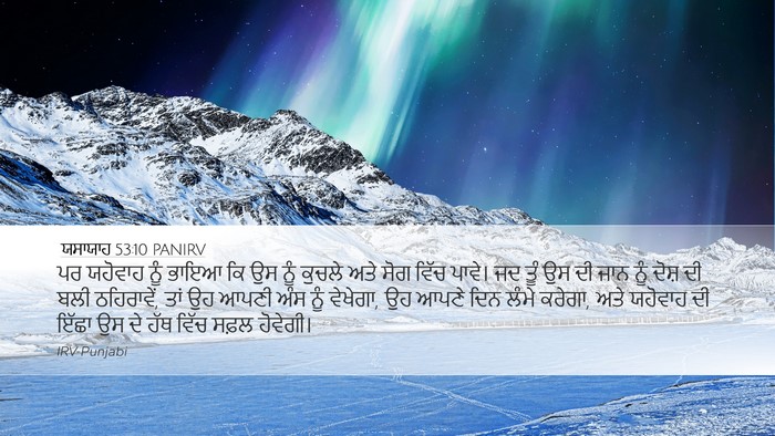 ਯਸਾਯਾਹ 53:10 PANIRV Bible Verse Image