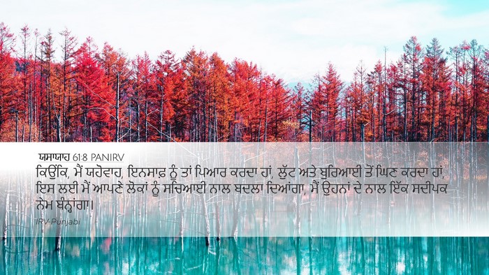 ਯਸਾਯਾਹ 61:8 PANIRV Bible Verse Image