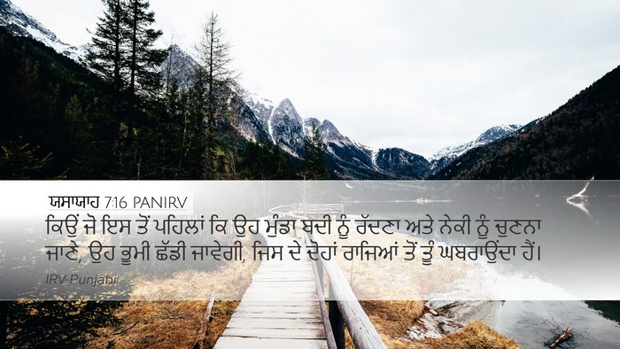 ਯਸਾਯਾਹ 7:16 PANIRV Bible Verse Image
