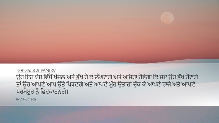 ਯਸਾਯਾਹ 8:21 PANIRV Bible Verse Image