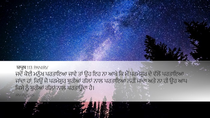 ਯਾਕੂਬ 1:13 PANIRV Bible Verse Image