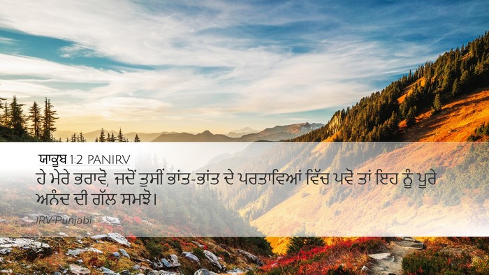 ਯਾਕੂਬ 1:2 PANIRV Bible Verse Image