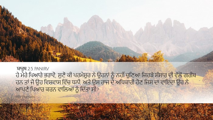 ਯਾਕੂਬ 2:5 PANIRV Bible Verse Image