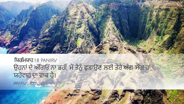 ਯਿਰਮਿਯਾਹ 1:8 PANIRV Bible Verse Image