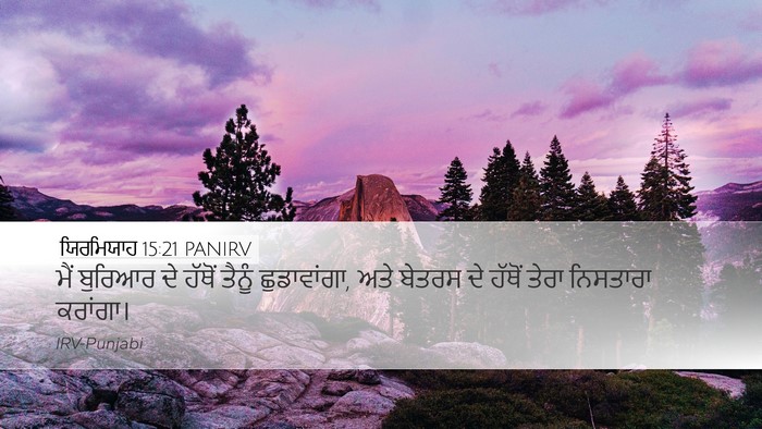 ਯਿਰਮਿਯਾਹ 15:21 PANIRV Bible Verse Image