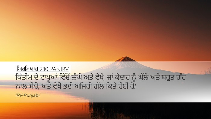 ਯਿਰਮਿਯਾਹ 2:10 PANIRV Bible Verse Image