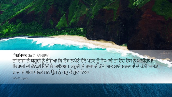 ਯਿਰਮਿਯਾਹ 36:21 PANIRV Bible Verse Image