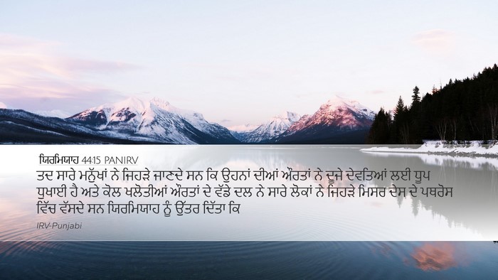 ਯਿਰਮਿਯਾਹ 44:15 PANIRV Bible Verse Image