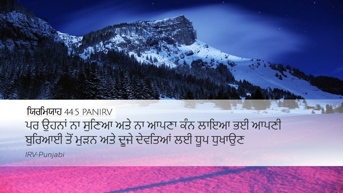 ਯਿਰਮਿਯਾਹ 44:5 PANIRV Bible Verse Image