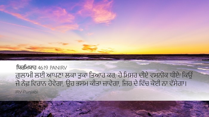 ਯਿਰਮਿਯਾਹ 46:19 PANIRV Bible Verse Image