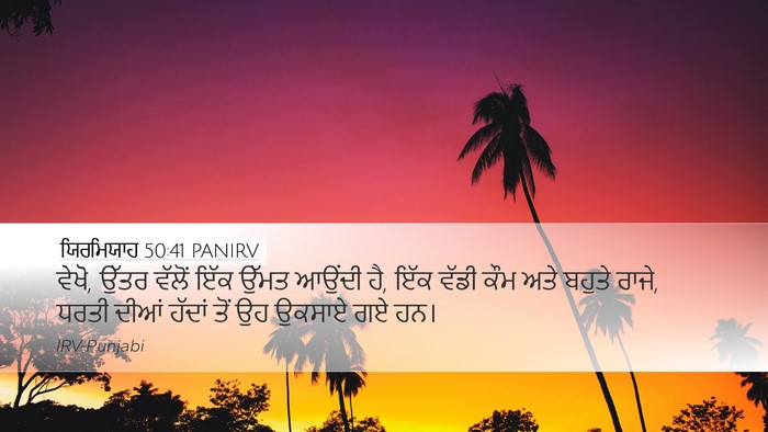 ਯਿਰਮਿਯਾਹ 50:41 PANIRV Bible Verse Image