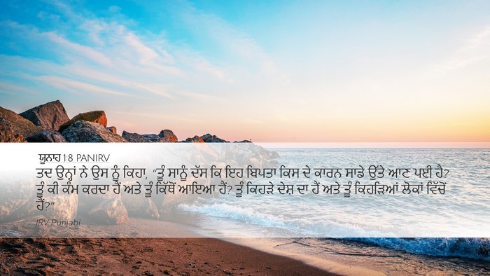 ਯੂਨਾਹ 1:8 PANIRV Desktop Wallpaper - ਤਦ ਉਨ੍ਹਾਂ ਨੇ ਉਸ ਨੂੰ - Desktop Bible Verse Wallpaper