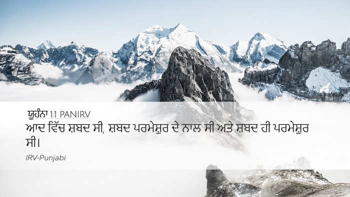 ਯੂਹੰਨਾ 1:1 PANIRV Bible Verse Image
