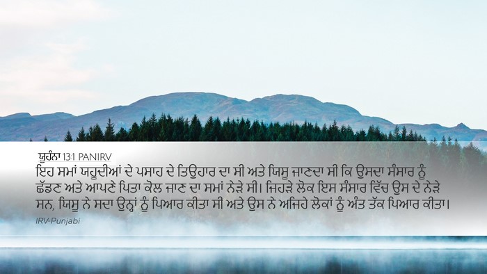 ਯੂਹੰਨਾ 13:1 PANIRV Bible Verse Image