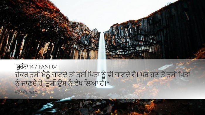 ਯੂਹੰਨਾ 14:7 PANIRV Bible Verse Image