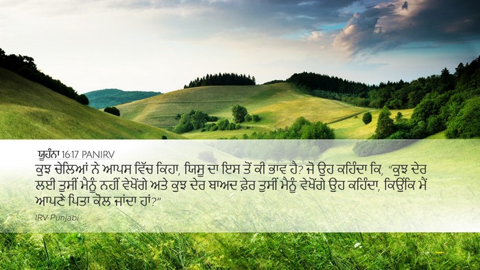 ਯੂਹੰਨਾ 16:17 PANIRV Bible Verse Image