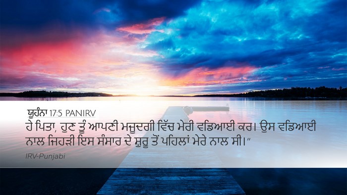 ਯੂਹੰਨਾ 17:5 PANIRV Bible Verse Image