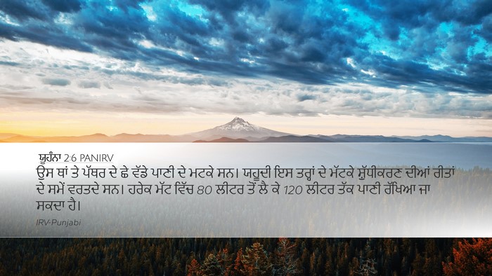 ਯੂਹੰਨਾ 2:6 PANIRV Bible Verse Image