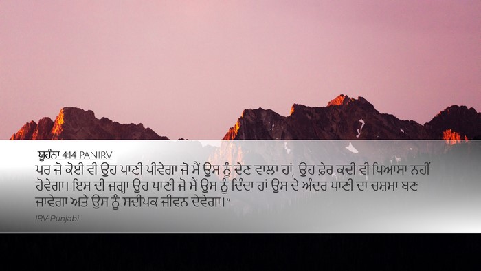ਯੂਹੰਨਾ 4:14 PANIRV Bible Verse Image