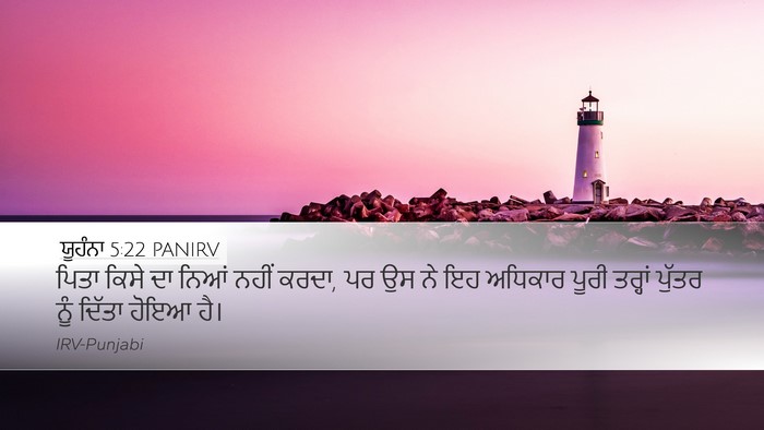 ਯੂਹੰਨਾ 5:22 PANIRV Bible Verse Image