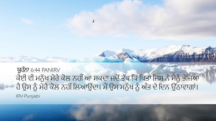 ਯੂਹੰਨਾ 6:44 PANIRV Bible Verse Image