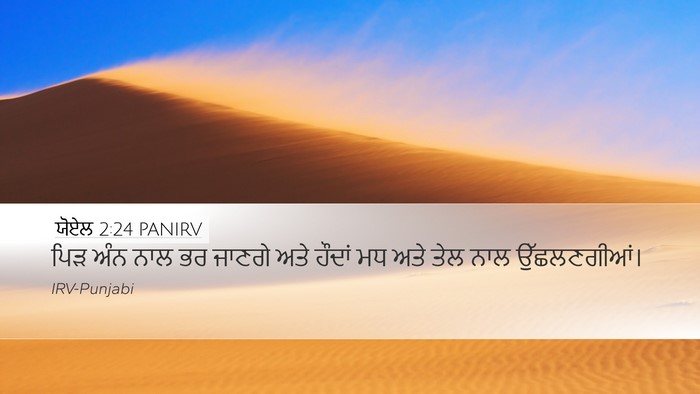 ਯੋਏਲ 2:24 PANIRV Bible Verse Image