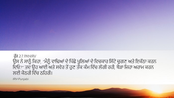 ਰੁੱਤ 2:7 PANIRV Bible Verse Image