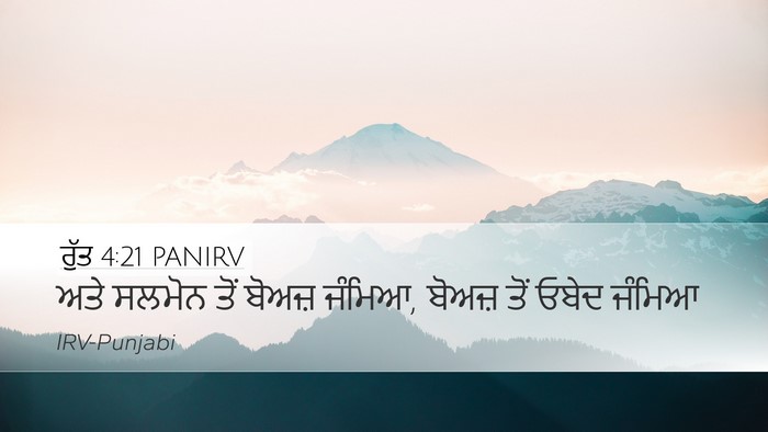 ਰੁੱਤ 4:21 PANIRV Bible Verse Image