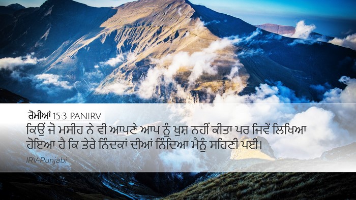 ਰੋਮੀਆਂ 15:3 PANIRV Bible Verse Image