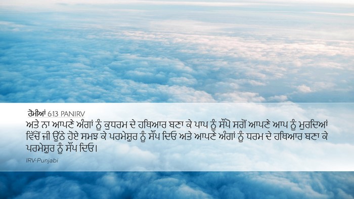 ਰੋਮੀਆਂ 6:13 PANIRV Bible Verse Image