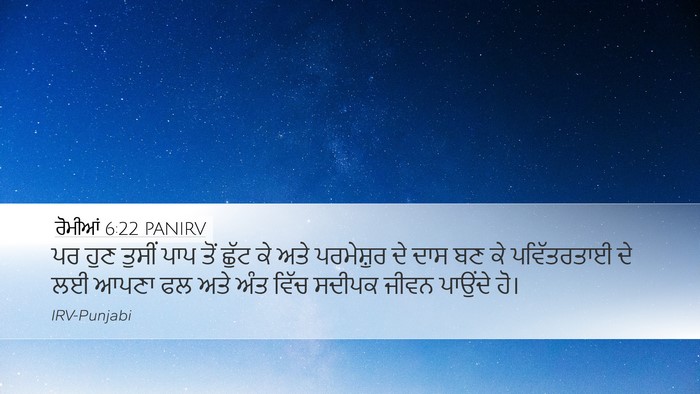 ਰੋਮੀਆਂ 6:22 PANIRV Bible Verse Image