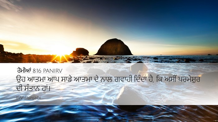 ਰੋਮੀਆਂ 8:16 PANIRV Bible Verse Image